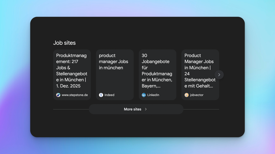 Google Testing Job Sites SERP Feature Above Google Jobs
